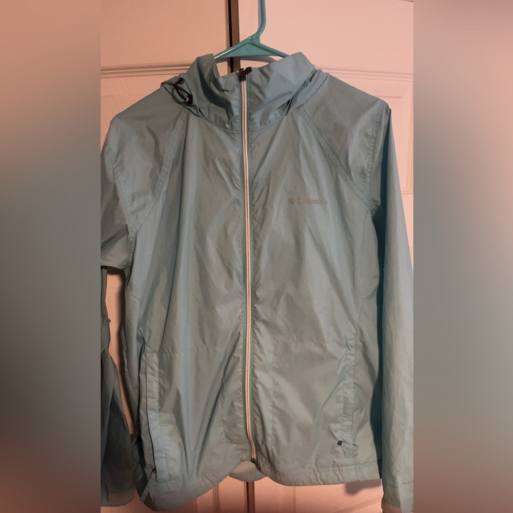 Men’s XL Turquoise Columbia Windbreaker